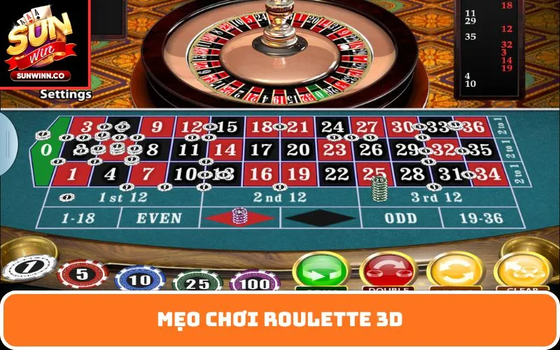 mẹo chơi roulette 3D